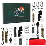 Adventuregear Adventskalender 2025 – 24 Outdoor-Werkzeuge | Praktisches Geschenk Für Abenteurer & Naturfreunde